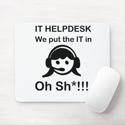 IT-Helpdesk Mousepad (Mit Mouse)