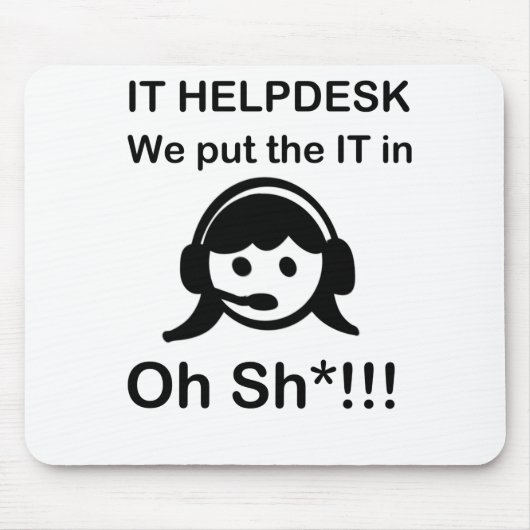 IT-Helpdesk Mousepad (Vorne)