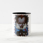 IT-Horror Zweifarbige Tasse (Mittel)