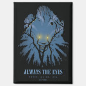 IT immer die Augen pareidolischen Baumhaufen Magnet (Vorderseite)