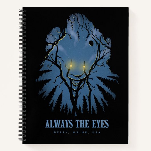 IT immer die Augen pareidolischen Baumhaufen Notizblock (Vorderseite)