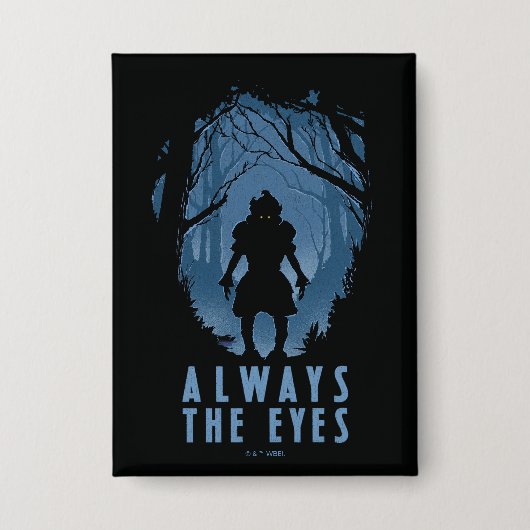 IT immer die Silhouette des Auenwaldes Button (Vorderseite)