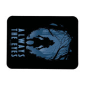 IT immer die Silhouette des Auenwaldes Magnet (Horizontal)