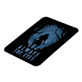 IT immer die Silhouette des Auenwaldes Magnet (Linke Seite)