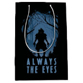 IT immer die Silhouette des Auenwaldes Mittlere Geschenktüte (Vorderseite)