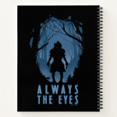 IT immer die Silhouette des Auenwaldes Notizblock (Rückseite)