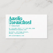 IT Information Technology Consultant Business Card Visitenkarte (Vorderseite)