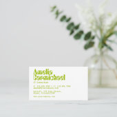 IT Information Technology Consultant Business Card Visitenkarte (Stehend Vorderseite)