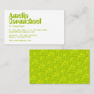 IT Information Technology Consultant Business Card Visitenkarte