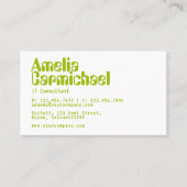 IT Information Technology Consultant Business Card Visitenkarte (Vorderseite)