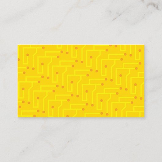 IT Information Technology Consultant Business Card Visitenkarte (Rückseite)