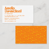 IT Information Technology Consultant Business Card Visitenkarte (Vorne/Hinten)