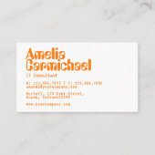 IT Information Technology Consultant Business Card Visitenkarte (Vorderseite)