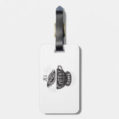 It Is Always Coffee Time Gepäckanhänger (Rückseite vertikal)