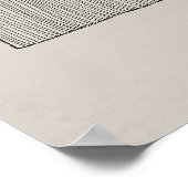 It Is Finished,  Veil is torn, Matthew 27_51, Holy Poster (Ecke)