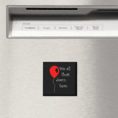 IT is Halloween Anzug Red Balloon You'll Float T Magnet (In Situ (Geschirrspüler))