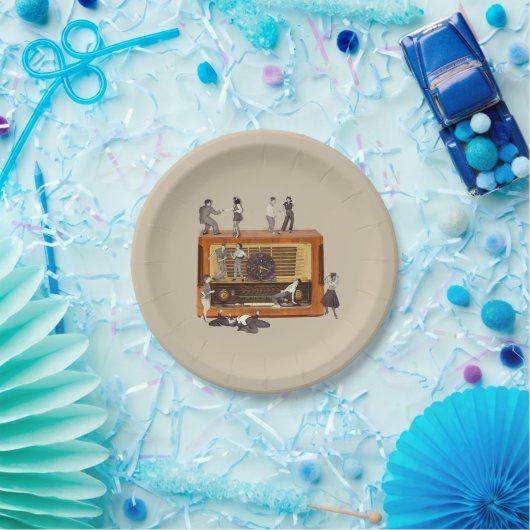 It is only Rock & Roll Pappteller (Party)