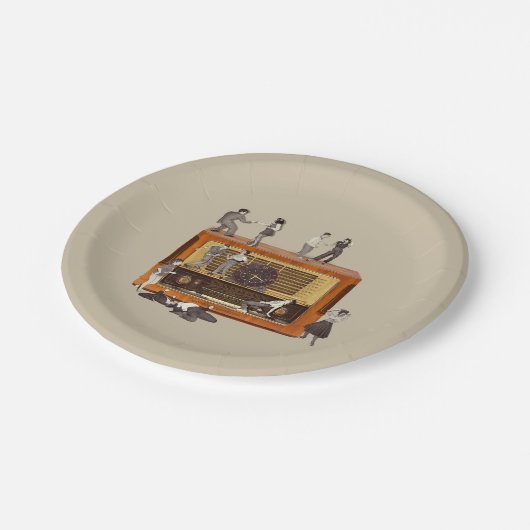 It is only Rock & Roll Pappteller (Schrägansicht)