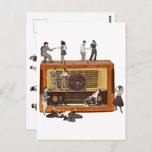 It is only Rock & Roll Postkarte (Vorne/Hinten)