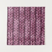 It is Purple knitting texture for pattern and back Wandteppich (Vorderseite)