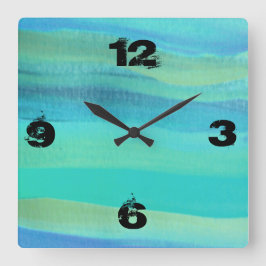 It Is Time Quadratische Wanduhr