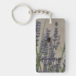 It is well bee on lavender key ring schlüsselanhänger
