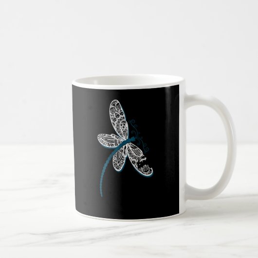 It Is Well With My Soul Dragonfly Chirtian Quote Kaffeetasse (Rechts)