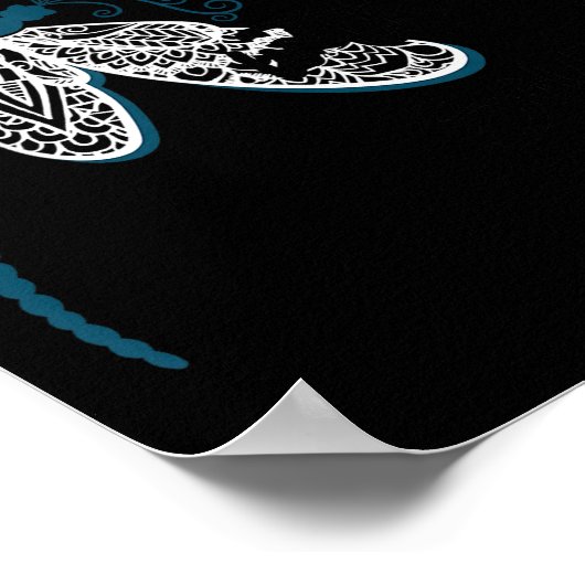 It Is Well With My Soul Dragonfly Chirtian Quote Poster (Ecke)