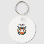 It Is Well With My Soul Inspirational Quote (1) Schlüsselanhänger (Vorderseite)