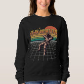 It Is What It Is Chillin Astronaut Galaxy Spacem Sweatshirt (Vorderseite)