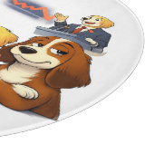 It Is What It Is – Funny Dog Illustration  Schneidebrett (Ecke)