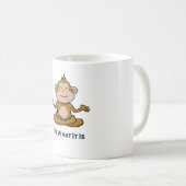 It Is What It Is – Funny Relatable Quote Gift Kaffeetasse (VorderseiteRechts)