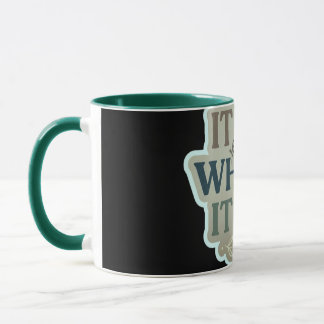 It Is What It Is Mug | Minimal Aesthetic Quote mug Tasse