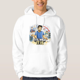 It Is, What It Is – Resigned Life Chaos Graphic T- Hoodie