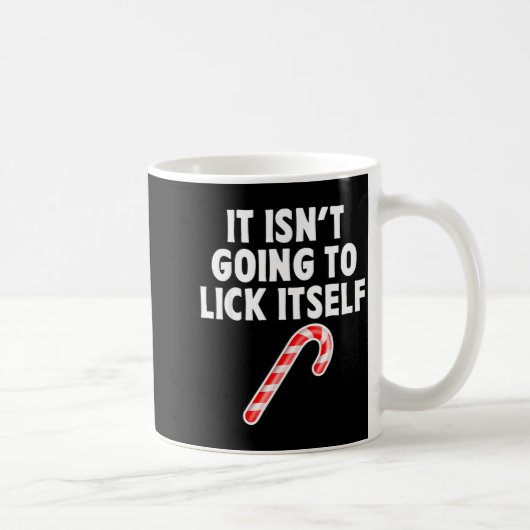 It Isnt Going To Itself Candy Cane Christmas Coupl Kaffeetasse (Rechts)