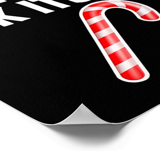 It Isnt Going To Itself Candy Cane Christmas Coupl Poster (Ecke)