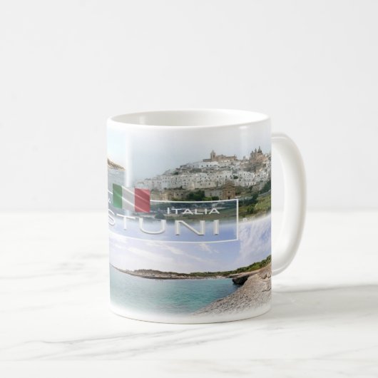 IT Italia - Apulien - Ostuni - Kaffeetasse (VorderseiteRechts)