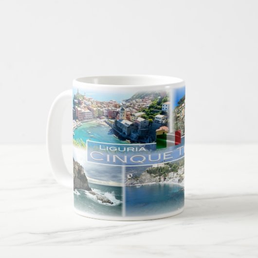 IT Italia - Ligurien - Cinque Terre - Kaffeetasse (Vorderseite Links)