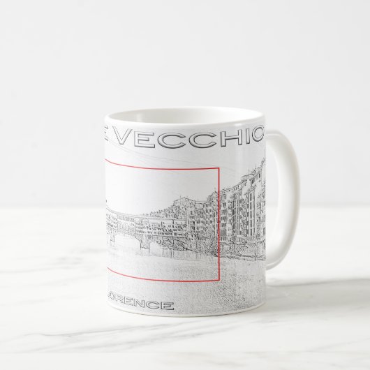 IT Italia - Ponte Vecchio - Florenz - Kaffeetasse (VorderseiteRechts)