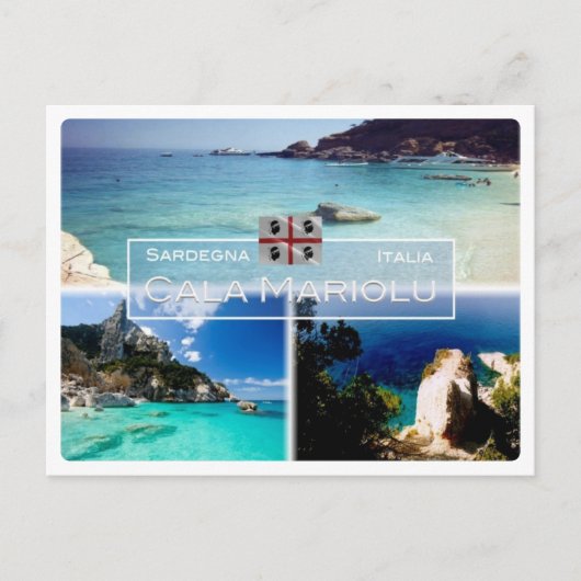 IT Italia - Sardegna - Baulei - Cava Mariolu - Postkarte (Vorderseite)