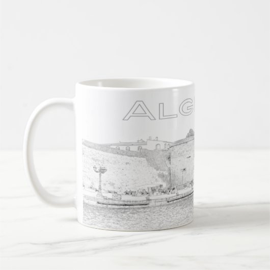IT Italia - Sardinien - Alghero - Kaffeetasse (Links)