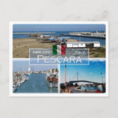 IT Italien - Abruzzen - Pescara - Postkarte (Vorderseite)