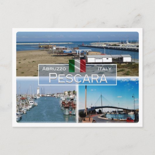 IT Italien - Abruzzen - Pescara - Postkarte (Vorderseite)