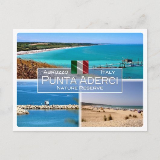 IT Italien - Abruzzen - Punta Aderci - Postkarte (Vorderseite)