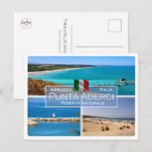 IT Italien - Abruzzen - Punta aderci - Postkarte (Vorne/Hinten)