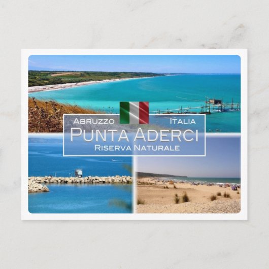 IT Italien - Abruzzen - Punta aderci - Postkarte (Vorderseite)