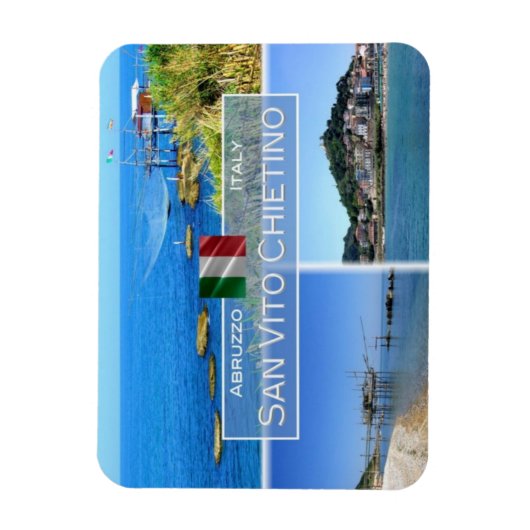IT Italien - Abruzzen - San Vito Chietino - Magnet (Vertikal)