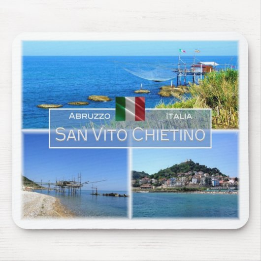 IT Italien - Abruzzen - San Vito Chietino - Mousepad (Vorne)
