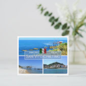 IT Italien - Abruzzen - San Vito Chietino - Postkarte (Stehend Vorderseite)