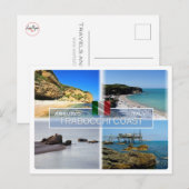IT Italien - Abruzzen - Trabocchi-Küste - Postkarte (Vorne/Hinten)